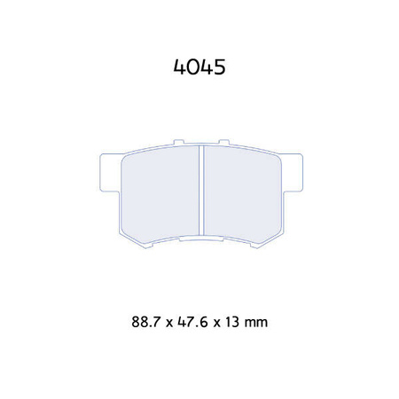 Bremsbelagsatz Carbone Lorraine RC6 - Honda Civic SI (06-10)