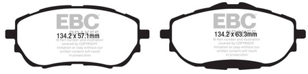 DPX2176 - Zestaw klocków hamulcowych seria ULTIMAX2 EBC Brakes