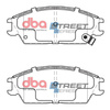 Bremsbeläge vorne DBA Brake Pads Street Series Ceramic - DB1252SS HYUNDAI Accent Getz Lantra Pony X2 S Coupe