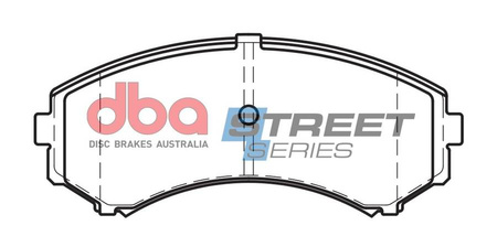 Vordere DBA-Bremsbeläge Street Series Keramik – DB1385SS