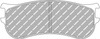 Klock hamulcowe Ferodo Racing TL66 przednie FRP3163TL66 RENAULT Clio V