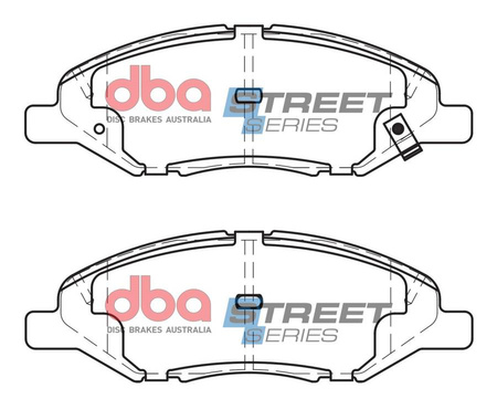Vordere DBA-Bremsbeläge Street Series Keramik – DB1819SS