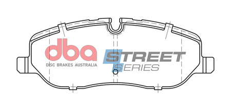 Brake Pads Street Series Semi-metallic front - DB1780SS LAND ROVER Discovery 3 Range L322 Sport L320