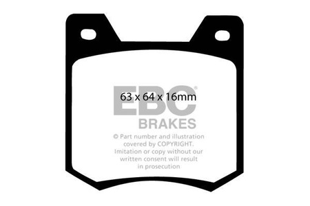 DP124 -EBC Brakes ULTIMAX2 sorozatú fékbetét készlet