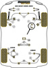 Tylna tuleja drążka stabilizatora 15mm Powerflex Black Series Audi A4 / S4 / RS4 & A4 / S4 / RS4 B5 (1995-2001)\RS4 Avant (2000-2001) PFR3-210-15BLK
