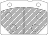 Ferodo Racing DS3000 priekinės stabdžių kaladėlės FCP96R LADA 1200 1300 1500 1600 Nova Riva Toscana,