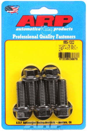 ARP Bolt Kit M12 x 1.75 x 30 Black Oxide Hex