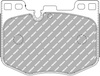 Ferodo Racing DS2500 brake pad front FCP5055H BMW 3 G20 5 G30 F90 Touring G31 6 Gran Turismo G32 7 G11 G12 8 Convertible G14 F91 G15 F92 X3 G01 F97 X4 G02 F98 X5 G05 F95 X7 G07 Z4 Roadster G29 TOYOTA SUPRA DB41 DB42 DB43 