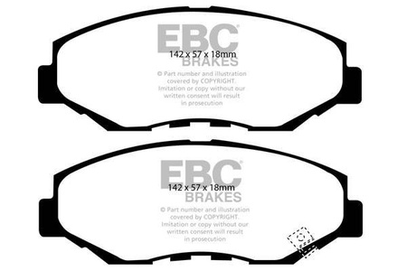 DP41655R - EBC Brakes YELLOWSTUFF sorozatú fékbetét készlet