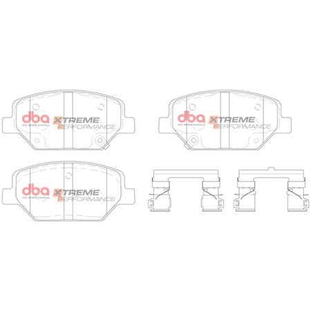 Bremsbeläge vorne DBA Brake Pads Xtreme Performance Hawk HB909x.660 - DB15017XP HOLDEN Aust NZ OPEL Insignia Country Tourer Grand Sport VAUXHALL