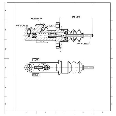 Girling brake master cylinder