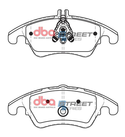 Brake Pads Street Series Ceramic front - DB2183SS MERCEDES-BENZ C-Class W204 C280 4Matic C300 C320 TD C350 Coupe C204 Estate S204 CLS C218 CLS250 CLS350 CLS400 Shooting Brake X218 E-Class W212 E200 E220 E250 E300 Hybrid E350 E400 Cabriolet A207 E500 C207