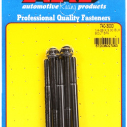 Śruby ARP "1/4""-28 x 3.000 12pt black oxide bolts" (5pcs)