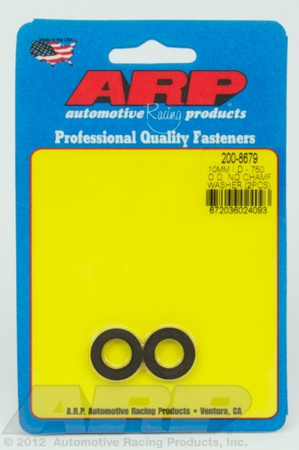ARP "M10ID 3/4" OD .120"TH chamfer black washers (2pcs)