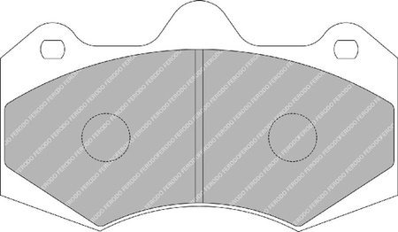 Ferodo Racing DS3.12 priekinės stabdžių kaladėlės FRP3084G ASTON MARTIN Vanquish Vanquish S KIA Venga MCLAREN 570 GT 650 LT MP4 SEAT Leon MK1 MK2 