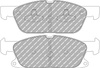 Ferodo Racing DS2500 Vorderradbremsbelag FCP4930H FORD FOCUS IV HN Turnier HP GALAXY III CK MK VAN S-MAX CJ WA6 WA6 
