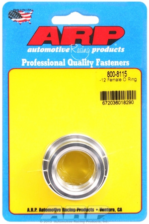 ARP -12 female O ring aluminum weld bung