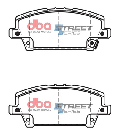 Klocki hamulcowe przednie DBA Brake Pads Street Series Ceramic - DB2212SS