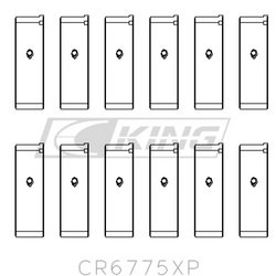 King Conrod Bearing Shell NISSAN VQ35DE, VQ35HR - CR6775XP