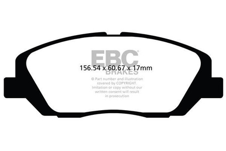 DPX2100 -EBC Brakes ULTIMAX2 sorozatú fékbetét készlet