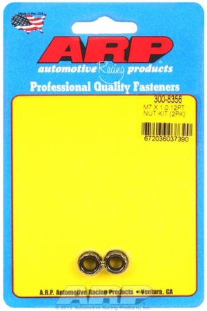 ARP M 7 X 1.00 12pt nut kit (2pcs)