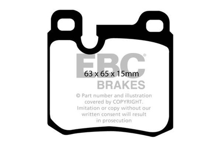 DP3996C - Ein Satz Bremsbeläge serie REDSTUFF EBC Brakes