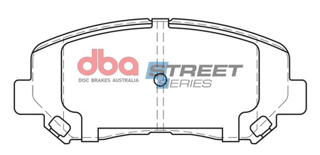 Klocki hamulcowe przednie DBA Brake Pads Street Series Ceramic - DB2226SS MAZDA CX-5 1st Gen 2nd