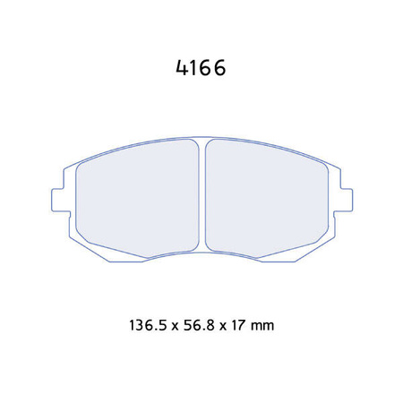 Carbone Lorraine RC6E brake pads - Subaru BRZ (12-)