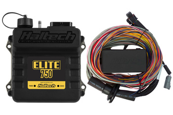 Haltech Elite 750 + Premium Uni Wire-in Harn Kit 2,5m (8') - HT-150604