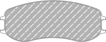Klock hamulcowe Ferodo Racing TL66 przednie FRP3151TL66 PORSCHE 911 991 Cayman Cayman