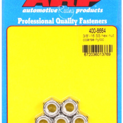Śruby ARP "3/8""-16 SS coarse nyloc hex nut kit" (5pcs)
