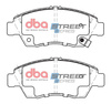 Bremsbeläge vorne DBA Brake Pads Street Series Ceramic - DB1662SS HONDA Civic 5th Gen EG5 EG6 EG8 EG9 EH9 6th EJ9 EK1 EK3 EK4 MB2 MB3 MB4 7th EP2 ES4 ES5 ES9 EU5 EU6 EU7 EU8 8th FD CRX Del Sol EG2 EH6 Coupe EJ6 EJ8 EM1 EM2 Domani MB5 Integra Not UK DB6