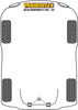 Rear Anti-Roll Bar Bush Powerflex Polyurethane Bush Road Series Maserati Quattroporte V (2003 - 2012) PF17-403-27
