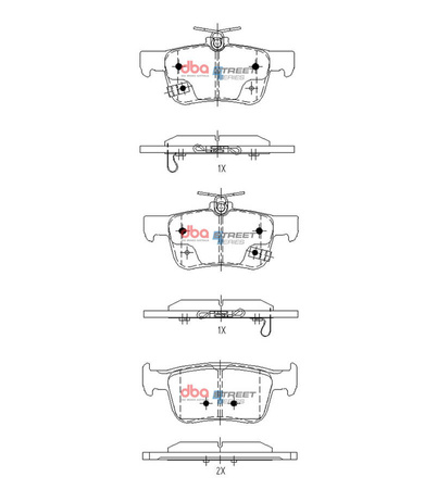 Brake Pads Street Series universal - DB15152SS