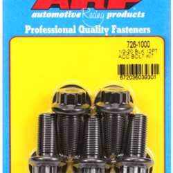 ARP Bolt Kit 1/2-20 x 1.000 Black Oxide 12PT