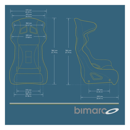 Car Seat BIMARCO HAMER PRO FIA