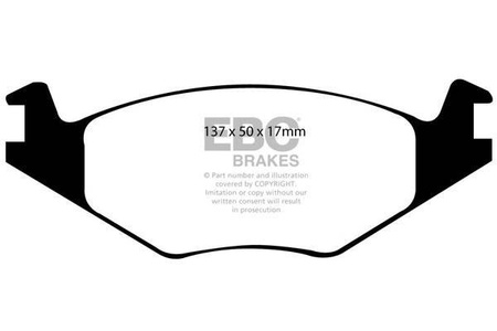 DP21084 - Zestaw klocków hamulcowych seria GREENSTUFF EBC Brakes