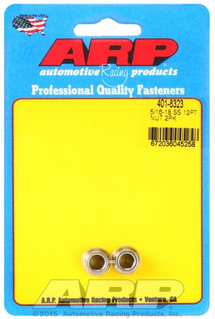 ARP 5/16-18 SS 12pt nut kit