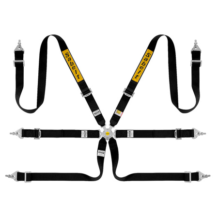 Sabelt Steel Saloon Rally 6-Point Belts 2"