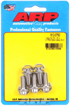 Śruby ARP "5/16""-18 x 0.750 12pt SS bolts" (5pcs)