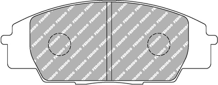 Klock hamulcowe Ferodo Racing DS3000 przednie FCP1444R HONDA Civic VII VIII S2000