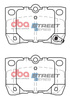 Brake Pads Street Series Ceramic rear - DB1854SS LEXUS GS300 GS430 GS450h GS460 IS200D IS220D IS250