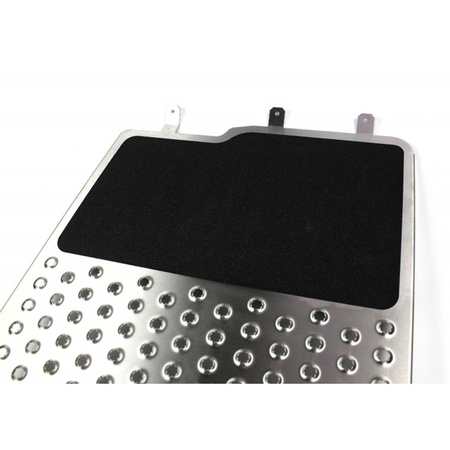 BMW E36 rozsdamentes acél padló