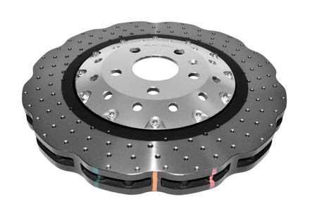 DBA disc brake 5000 series - Cross Drilled/Dimpled front - DBA52836WSLVXD AUDI RSQ3 8U