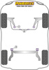 Zestaw śrub regulacji kąta pochylenia PowerAlign (12mm x 60mm) Powerflex road+black Vauxhall / Opel TIGRA MODELS & Tigra Twin Top B (2004-2009) PFA100-12
