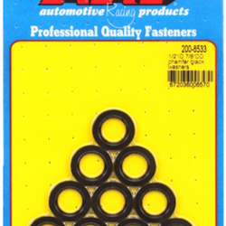ARP "1/2"ID 7/8"OD .120"TH chamfer black washers" (10pcs)