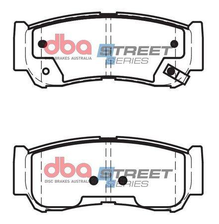 Klocki hamulcowe tylne DBA Brake Pads Street Series Ceramic - DB2035SS HYUNDAI Santa Fe