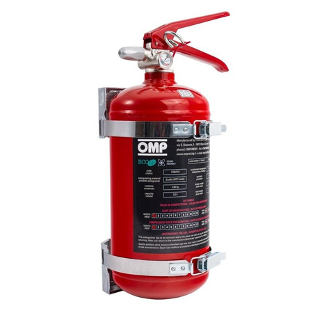 Handfeuerlöscher OMP ECOLIFE Stahlflasche, 2,64 kg