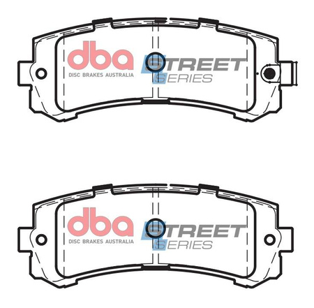Bremsbeläge hinten DBA Brake Pads Street Series Ceramic - DB2060SS NISSAN Patrol Y61