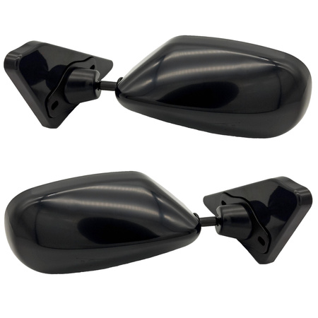 Komplet lusterek IRP F2 Style czarne krótkie ramię